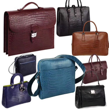 bag material Fake crocodile leather PU Artifical leather