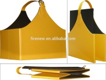 Foldaway Faux PU Leather Gifts Basket