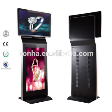 lcd panel 55+70 inch touch screen information monitor kiosk