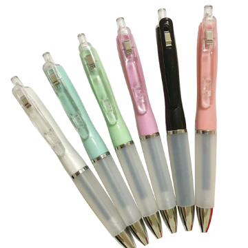 multicolor Retractable Pressed Gel Pen Ballpoint Pen