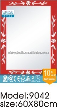 bathroom sliver mirror