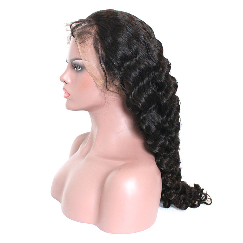 wholesale price virgin brazilian human hair wigs, loose deep wave human hair lace wigs,13*4 lace front human hair wigs