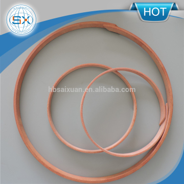 Phenolic wearing strip guide wear ring