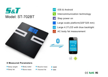 bluetoot body scale  wifi bathroom scale