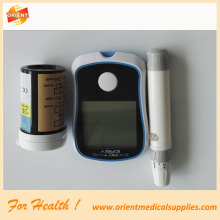 Blood monitor with strips and lancets