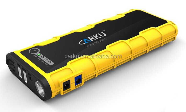 CARKU New Arrivals 18000mAh 12V Car Jump Starter Booster Charger Power Bank with LED for laptops mobile phones cameras