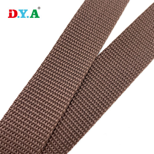 PP/polypropylene Webbing Strap 25mm Brown For Bag Packing