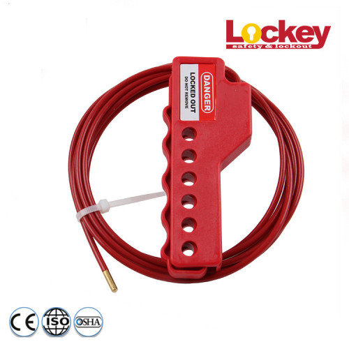 Verrouillage de câble en acier inoxydable Brady Lockout