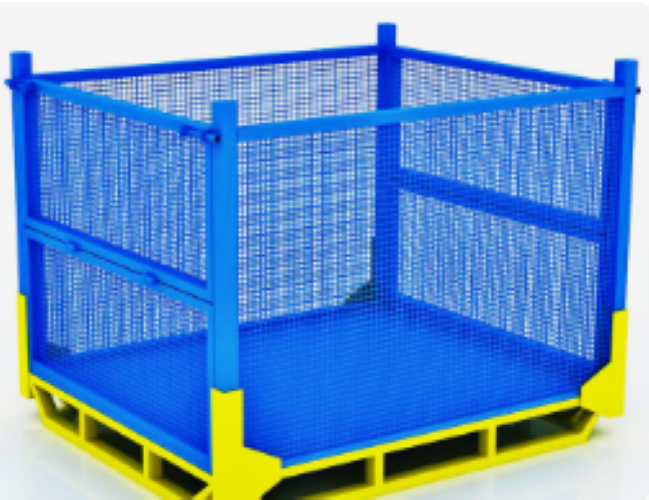 Cage de boîte de rangement en fil pliable