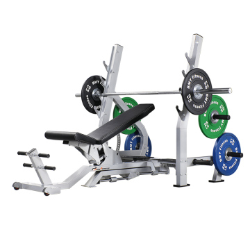 Seated Purpose Barbell Squat Rack Weight Lifting Bench