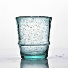Green Bubbles Recycled Glass Drinkware