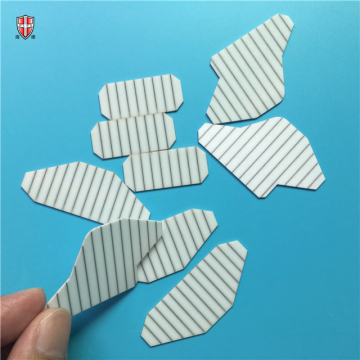 laser cutting scribing zirconia ceramic substrate customized