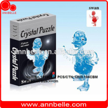 DIY crystal puzzle plastic block swan puzzle