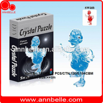 DIY crystal puzzle plastic block swan puzzle