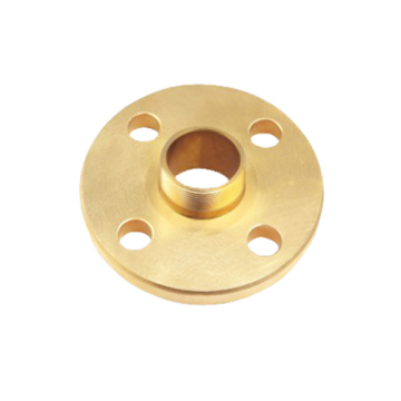 Brass thread connection flange