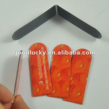 Practical folding magnetic bookmark for promotion