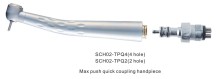 One-way spray Super torque pushbutton quick coupling handpiece