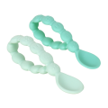 BPA Free Silicone Braided Handle Silicone Spoon Infants