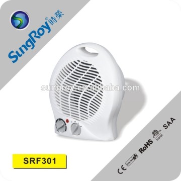 Portable fan heater with CE GS ETL ROHS certificates, electric fan heater