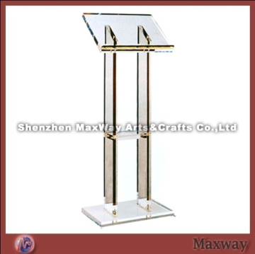 Vertical Assembling Acrylic Lectern Pulpit
