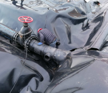 1.5mm Single Textured Textured Surface film Evaporation Pool