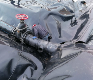 1.5mm Single Textured Textured Surface film Evaporation Pool