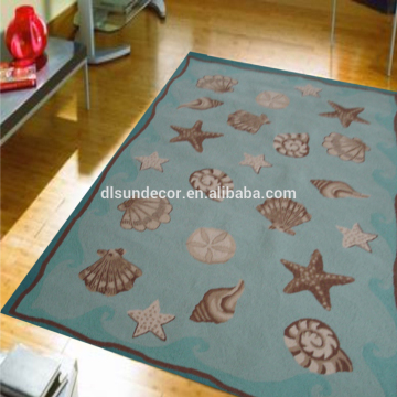 new design 100% polyester good quality carpet area rug hand made