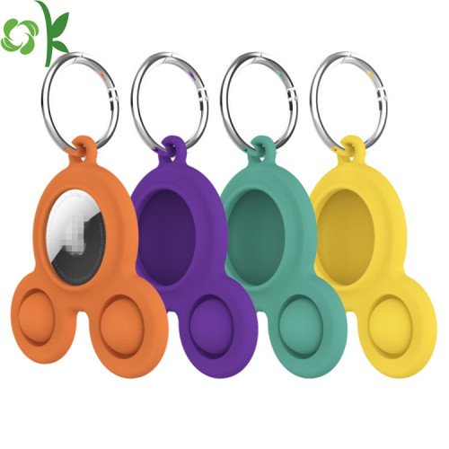 Housse de protection en silicone pour porte-clés de conception personnalisée créative