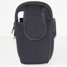 Black Comfortable Adjustable Neoprene Sports Arm bag