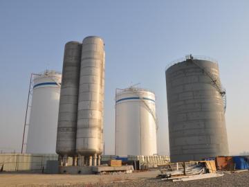 Cryogenic Storage Tanks 300cbm Large Industrial Gas Tanks