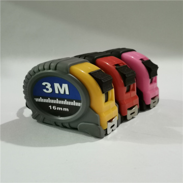 Customised One Lock Rubber Case Tape Measure