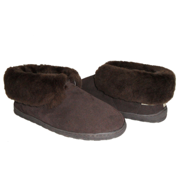 custom women waterproof genuine sheepskin slippers