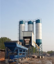 energy-saving commercial concrete producing plant HZS50 made in China