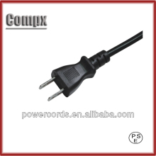 125V Japan PSE 2 pin plug power cord PSE JIS plug