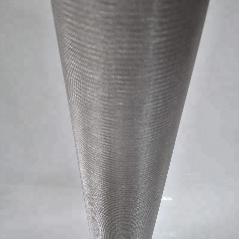 SS304 316 316L Folding wave metal sintering felt filter