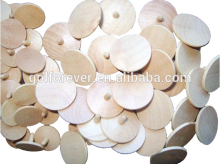wooden golf ball marker & golf wood ball marker