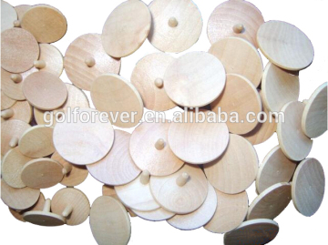 wooden golf ball marker & golf wood ball marker
