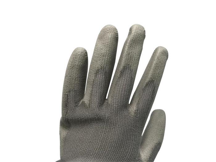 XS/S/M/L/XL/XXL Size Polyester Liner PU Coated Cleanroom Antistatic ESD Work Gloves