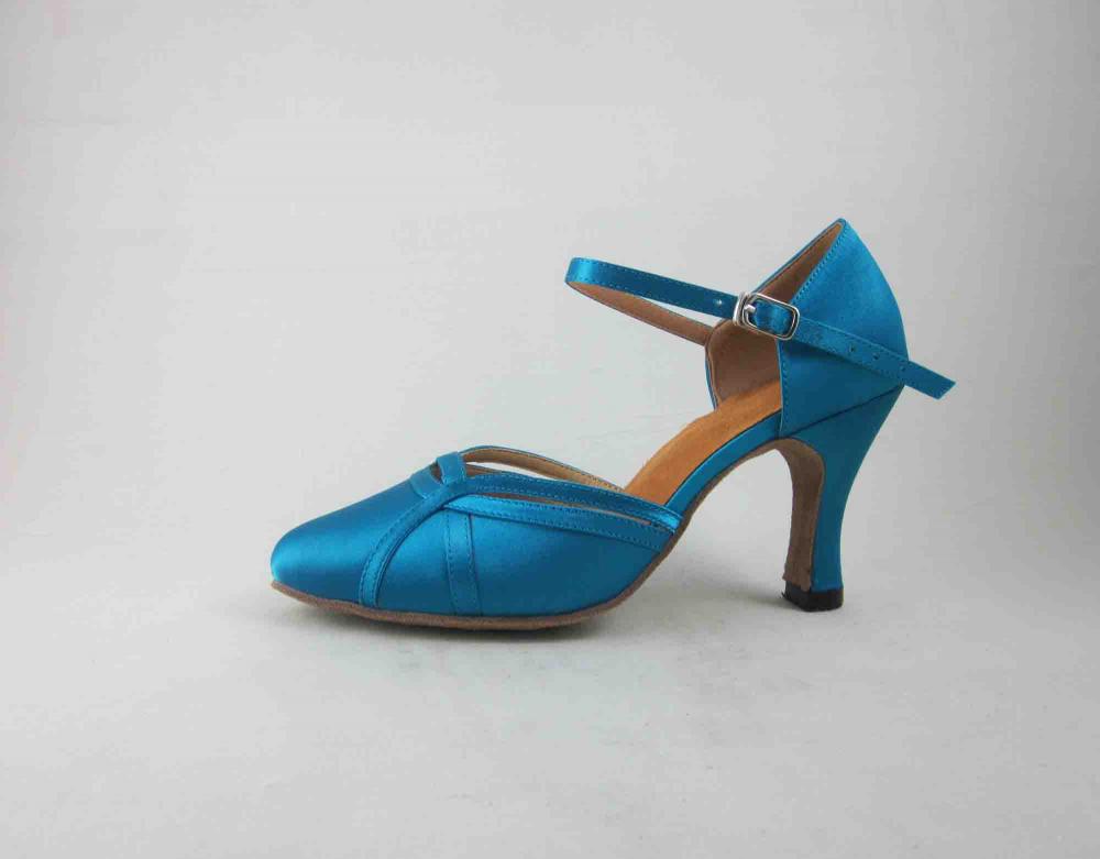 3 Inch Blue Dance Heels