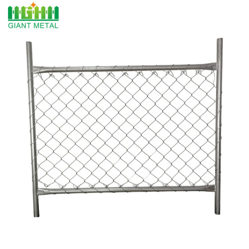 Chain Link Portable Panels Digunakan Sementara Pagar untuk Konstruksi