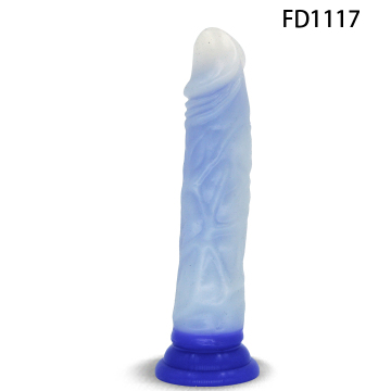 Huge realistic colorful dildo