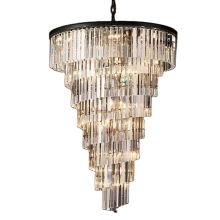 Spiral Helix Chandelier Villa Crystal Lighting CZ2568/28