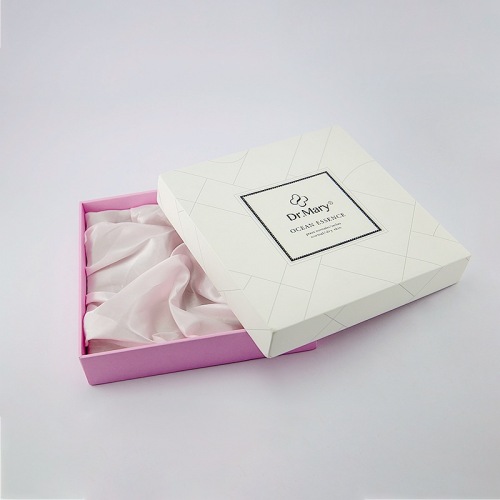 पैकेजिंग के लिए कॉस्मेटिक बॉक्स गुलाबी स्किनकेयर गिफ्ट बॉक्स