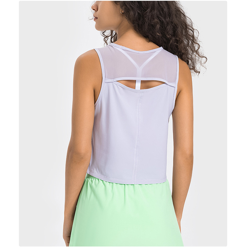 Round Collar Women Tank Top