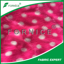 manufacture China 100% polyester flannel prints baby blanket fabric