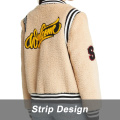 Plush Baseball Jacket Wholesale On Sale