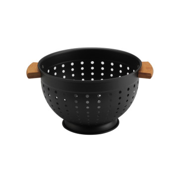 black color Powder coating colander