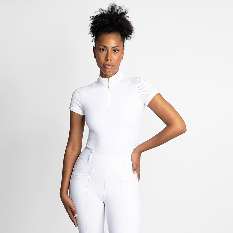 Nouvelle arrivée chemise d&#39;équitation blanche