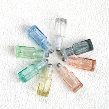 Colorful Cosmetic Octagonal Roller Bottle