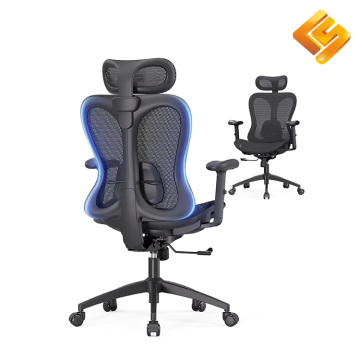 Executive Swivel Mesh Chair with Lumbar Support